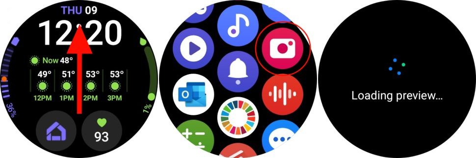 Cách điều khiển camera trên điện thoại Samsung bằng Galaxy Watch