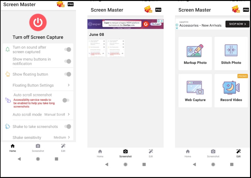 Ứng dụng ScreenMaster