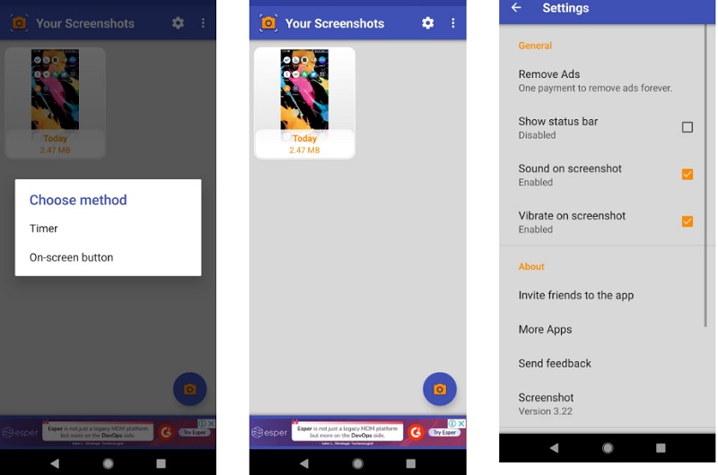 Ứng dụng Screenshot