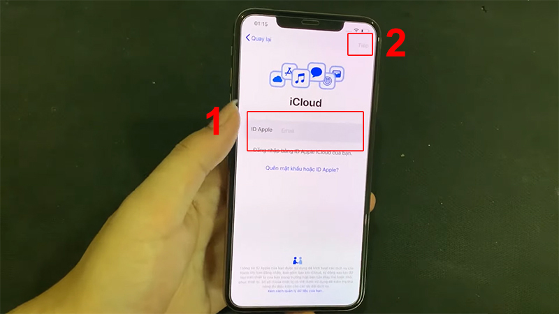 Chuyển dữ liệu từ iPhone sang iPhone bằng iCloud