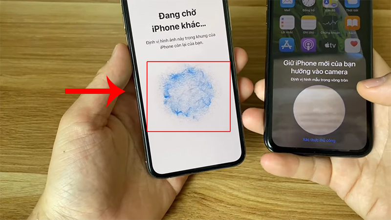 chuyển dữ liệu từ iPhone sang iPhone bằng QR code