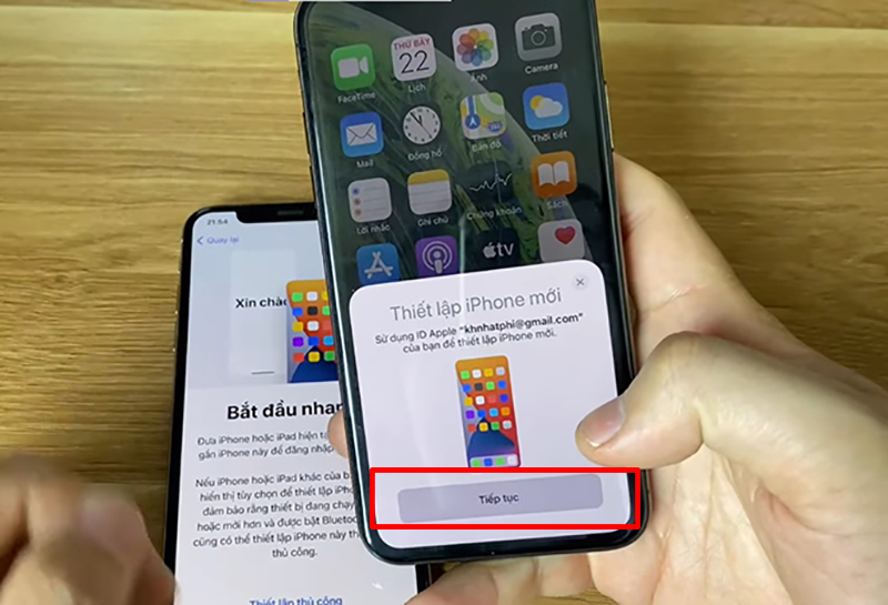 chuyển dữ liệu từ iPhone sang iPhone bằng QR code