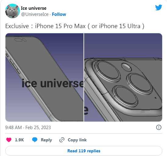 Độ dày cụm camera sẽ được giảm đi trên iPhone 15 Pro Max