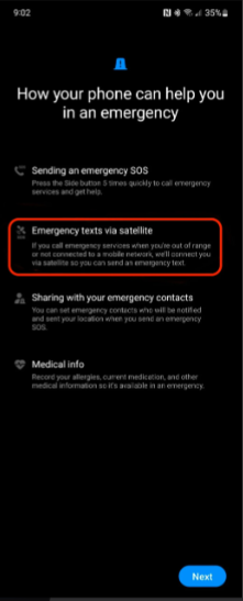 Dòng Galaxy S24 được xác nhận sẽ có tính năng nhắn tin khẩn cấp qua vệ tinh