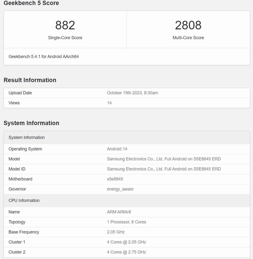 Chip Exynos 1480 tầm trung của Samsung sẽ có GPU AMD
