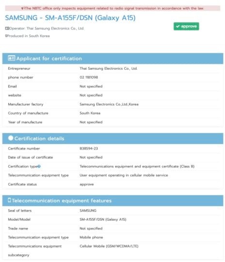 Galaxy A15 4G tiếp tục xuất hiện trước ngày ra mắt