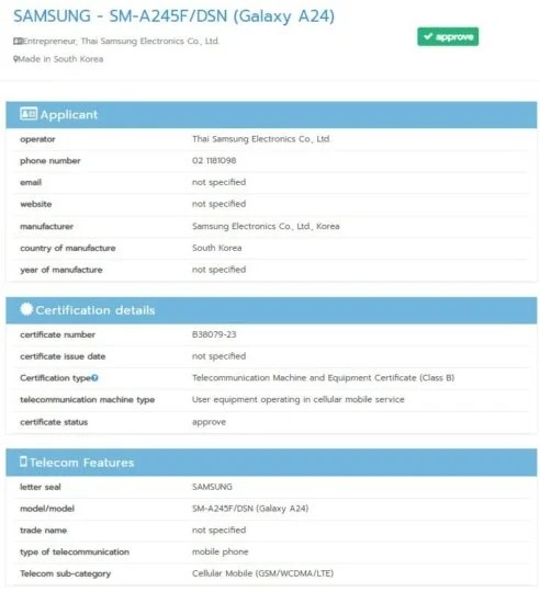 Một smartphone tầm trung khác của Samsung sắp được ra mắt