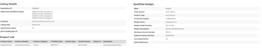 Galaxy M44 5G tái xuất hiện với con chip cũ cao cấp của Qualcomm