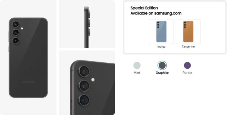 Galaxy S23 FE có thêm hai tùy chọn màu sắc mới ở Ấn Độ