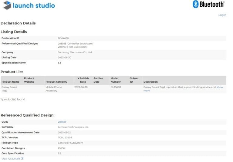 Galaxy SmartTag 2 có thể được cải thiện tuổi thọ pin và khả năng bảo mật