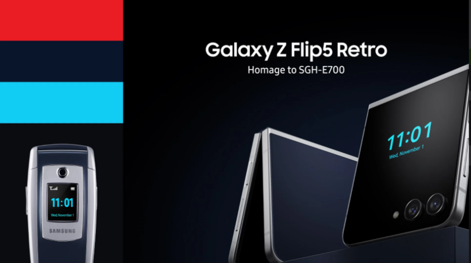 Galaxy Z Flip5 Retro ra mắt: Sự tôn kính dành cho chiếc điện thoại nắp gập mang tính biểu tượng của Samsung từ năm 2003