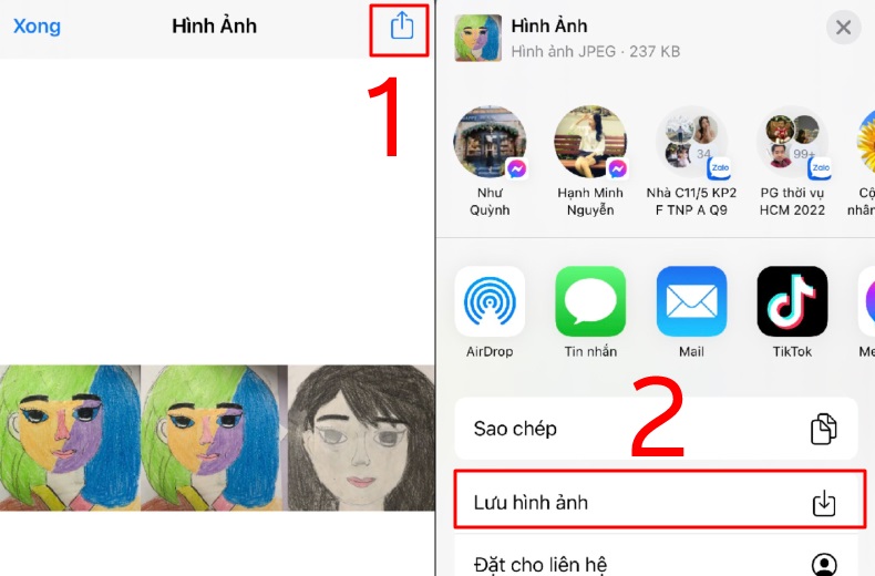 Ghép ảnh trên iPhone