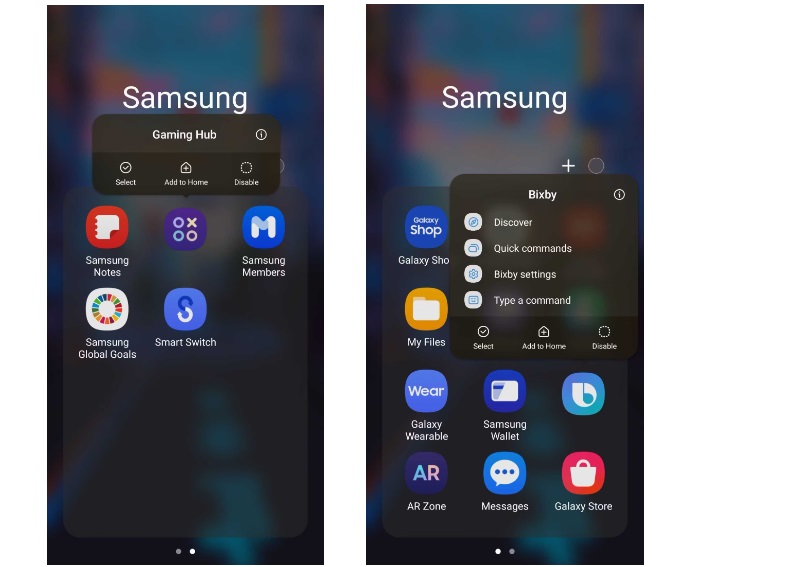 Vô hiệu hóa các ứng dụng cài đặt sẵn