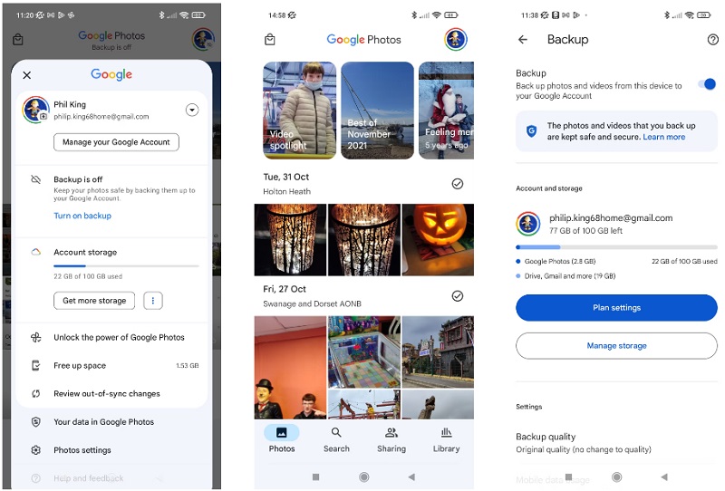 Cách sử dụng Google Photos trên điện thoại Android