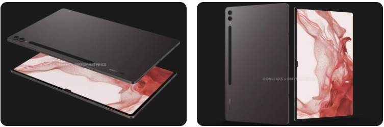 Xuất hiện hình ảnh render của Galaxy Tab S9 Ultra, tiết lộ thiết kế mỏng và màn hình notch