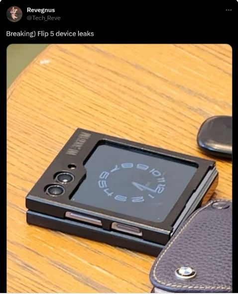 Xuất hiện hình ảnh thực tế của Galaxy Z Flip5