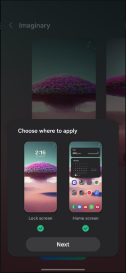 Làm cho Galaxy S24 của bạn trở nên độc đáo với hình nền AI Generative