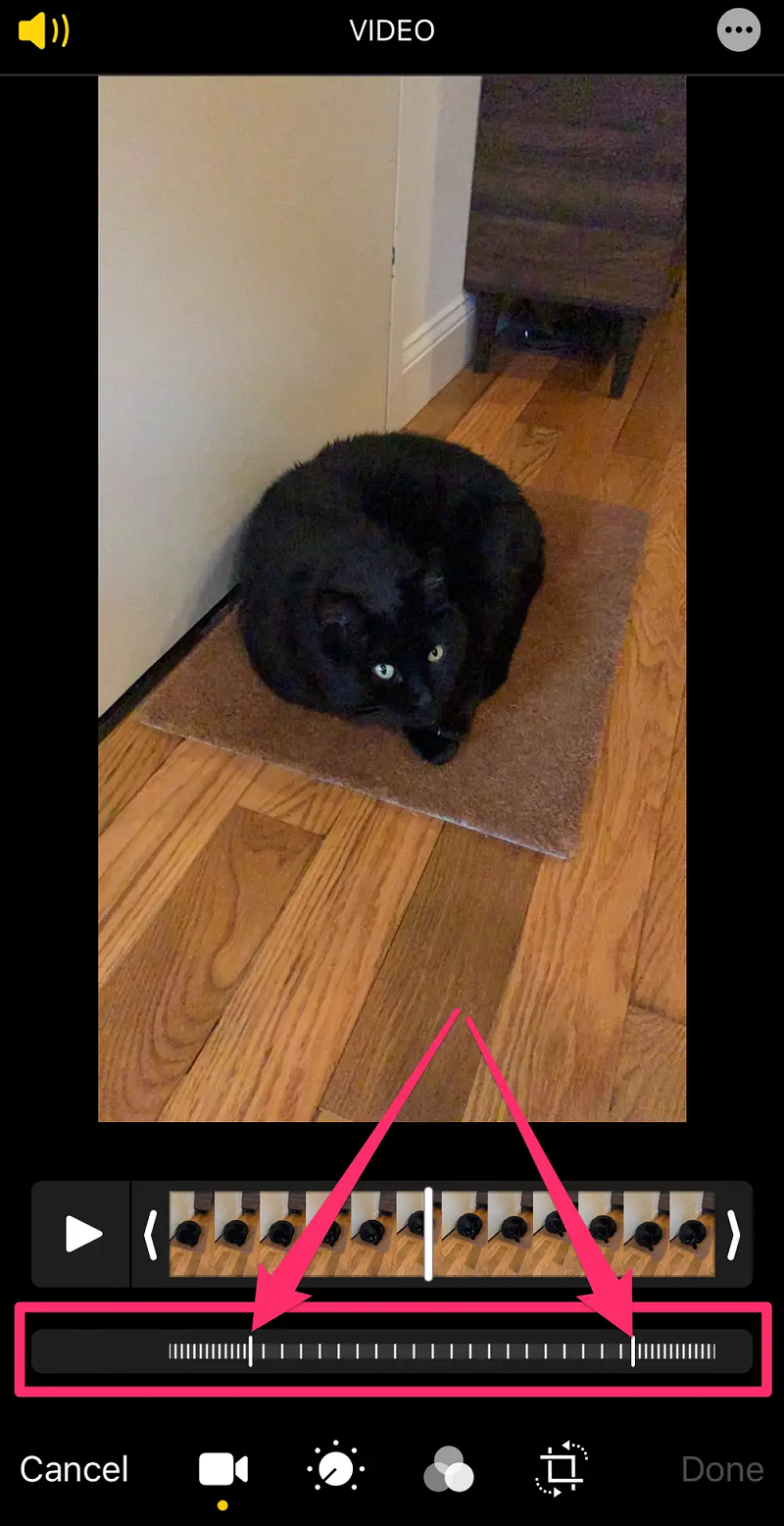 Hướng dẫn tua nhanh video trên iPhone hoặc đưa video Slo-Mo trở lại bình thường 