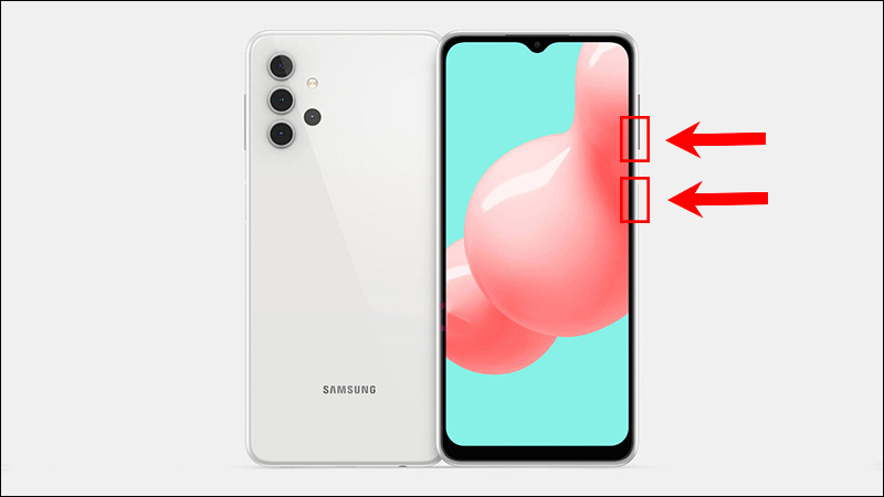 Sử dụng tổ hợp nút âm lượng và nút nguồn