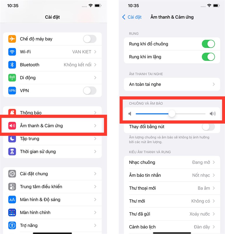 Cách khắc phục khi chuông báo thức kêu nhỏ