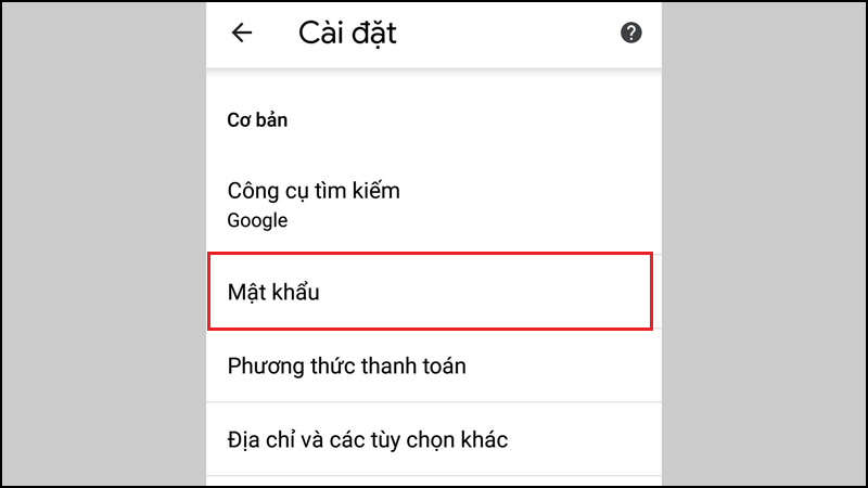 Cách xem mật khẩu Facebook trên điện thoại Samsung