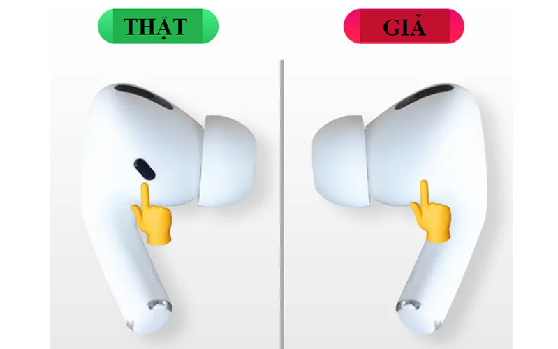 Cách phân biệt Airpods Pro thật và giả