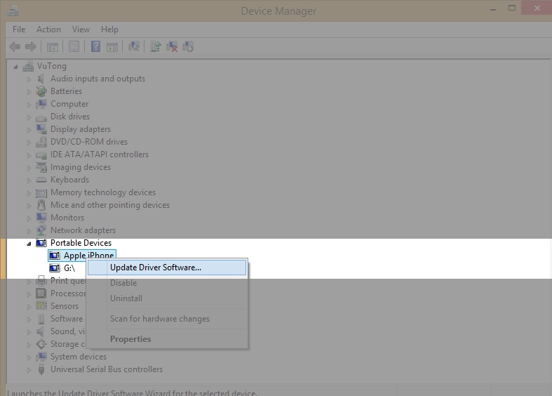 iPhone không kết nối iTunes
