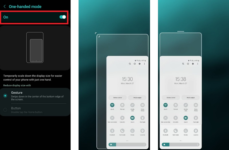 Sử dụng chế độ rảnh một tay 