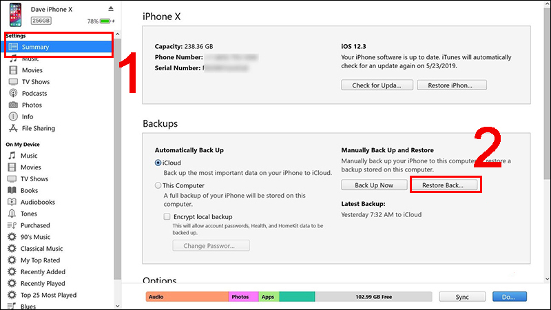 khôi phục ảnh đã xóa trên iPhone