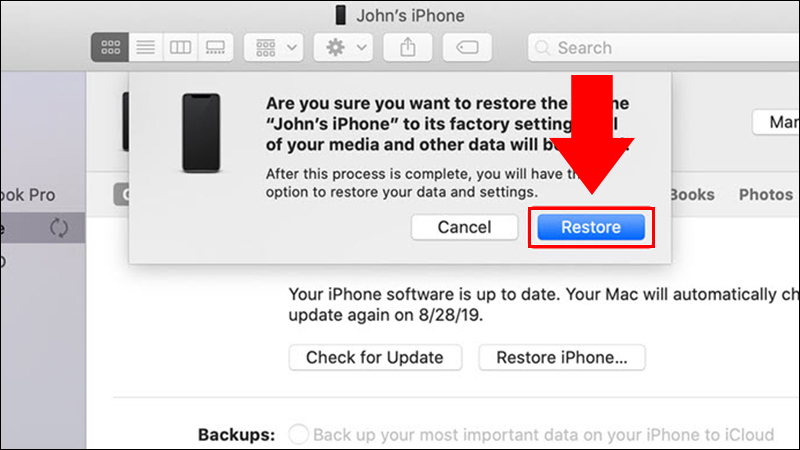 khôi phục ảnh đã xóa trên iPhone