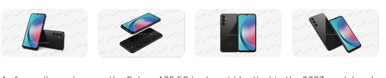 Lộ diện hình ảnh của Galaxy A25: Gần như giống với Galaxy A24