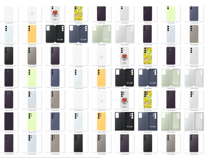 Hình ảnh ốp lưng của dòng Galaxy S24 chính thức lộ diện