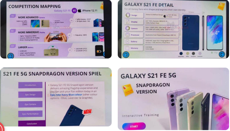 Tài liệu nội bộ của Samsung tiết lộ chiến lược tái ra mắt Galaxy S21 FE