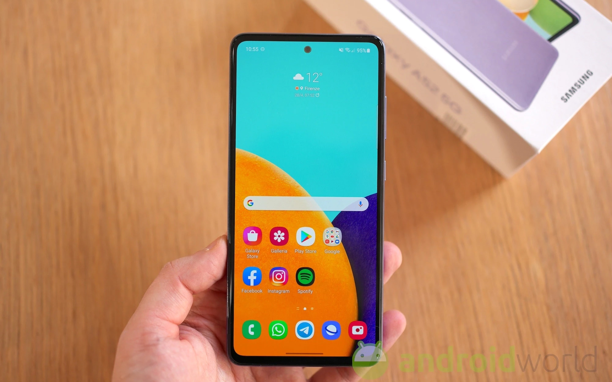 Màn hình Samsung Galaxy A52s cực chất 