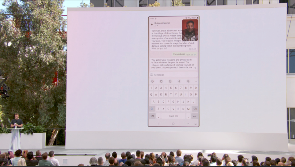 Mark Zuckerberg sử dụng Galaxy S23 Ultra trong bài phát biểu quan trọng của Meta Connect