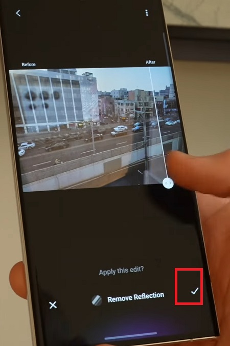 Nhấn nút Lưu ảnh sau khi chỉnh sửa