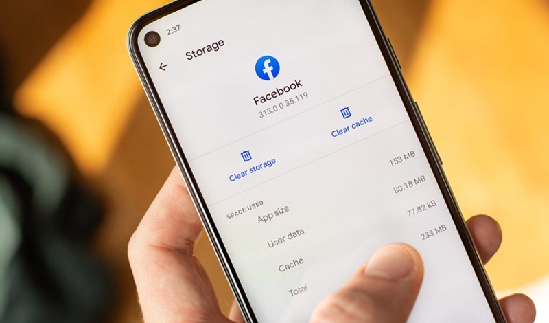 Xóa bớt dữ liệu ứng dụng 