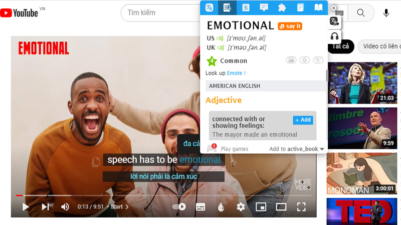 Tra cứu từ ngữ và cách phát âm