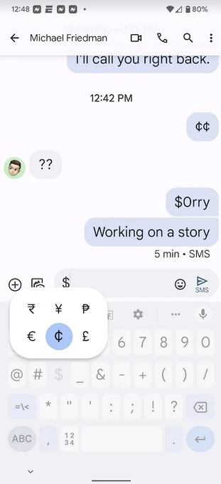 mở khóa ký tự đặc biệt cho QWERTY ảo trên thiết bị iOS hoặc Android