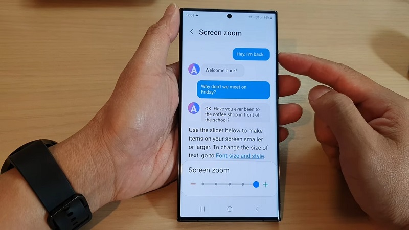 Giảm zoom màn hình hoặc kích thước font chữ để hiển thị nhiều nội dung hơn