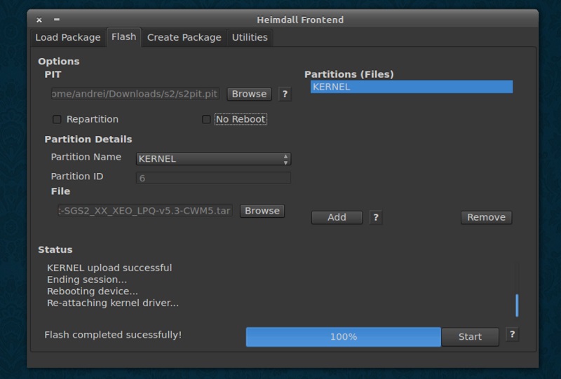 Nên tìm hiểu mức độ tương thích của phần mềm Heimdall với thiết bị vì phần mềm này đã không được cập nhật trong một khoảng thời gian dài
