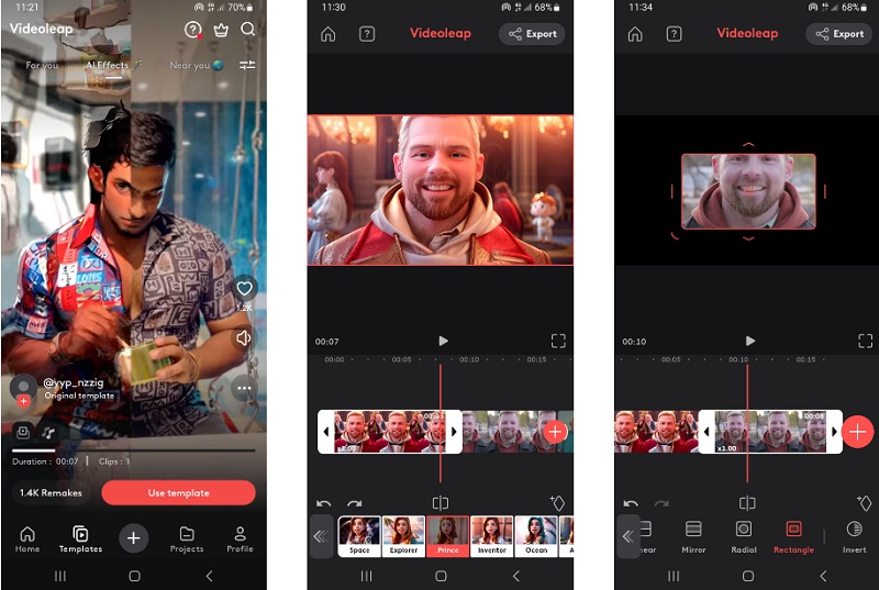 Phần mềm Videoleap