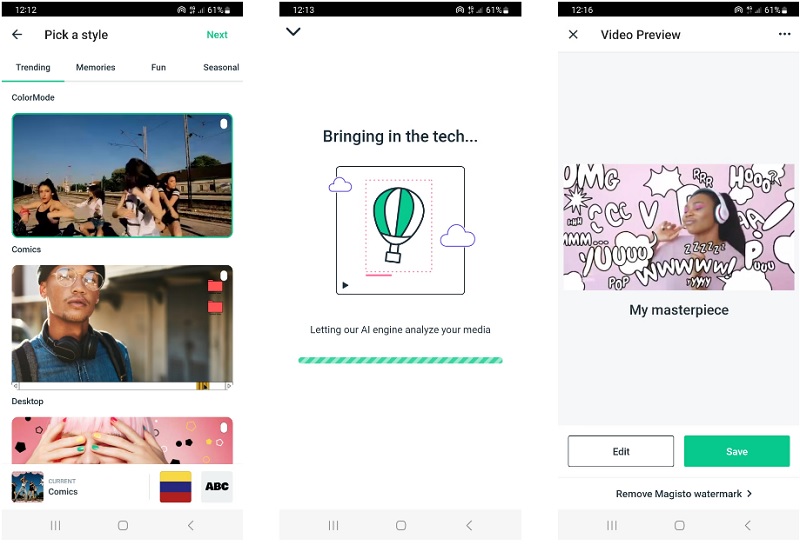 Phần mềm Magisto 