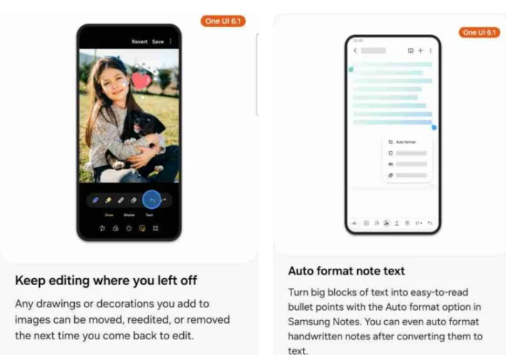 Rò rỉ các tính năng lớn trên One UI 6.1, tiết lộ các tính năng Gener AI