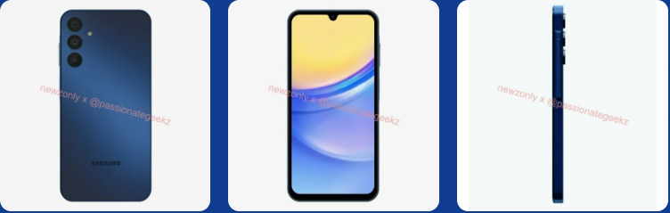 Rò rỉ hình ảnh chính thức đầu tiên của Galaxy A15