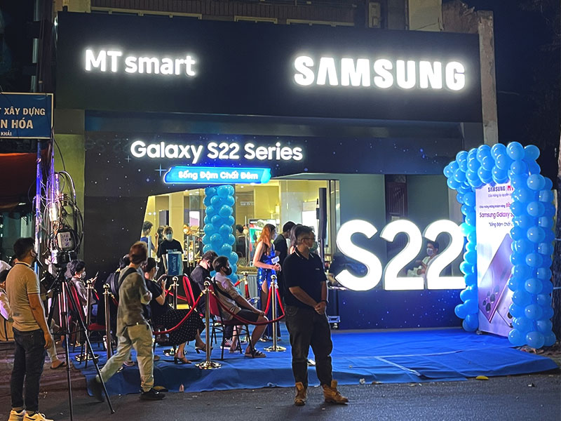 Chào đón sự kiện mở bán “Siêu phẩm” Samsung Galaxy S22 tại MT SMART