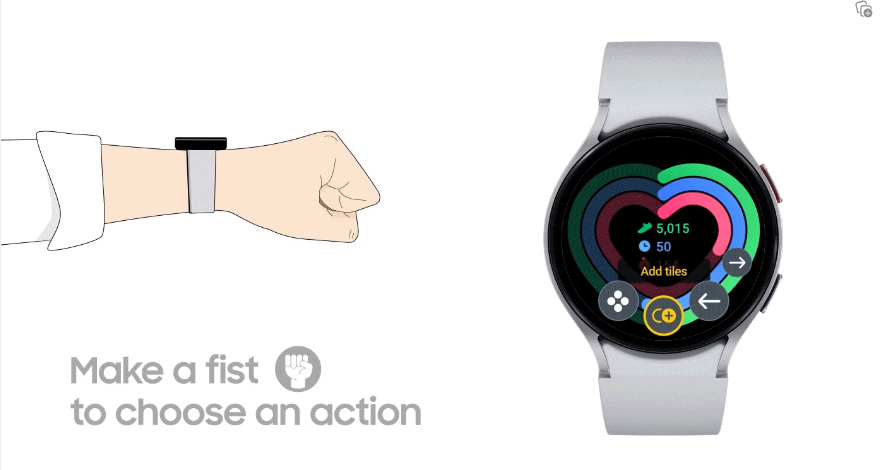 Samsung trình bày chi tiết về tính năng Universal Gestures trên Galaxy Watch