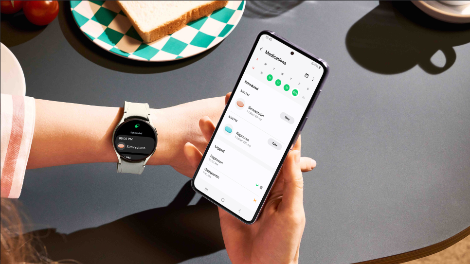Ứng dụng Samsung Health được tích hợp thêm tính năng theo dõi thuốc mới