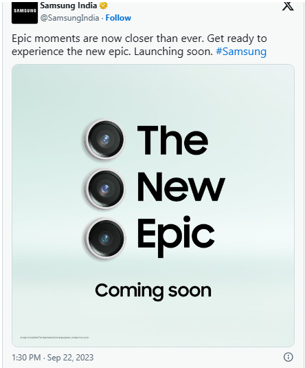 Samsung chính thức nhá hàng Galaxy S23 FE