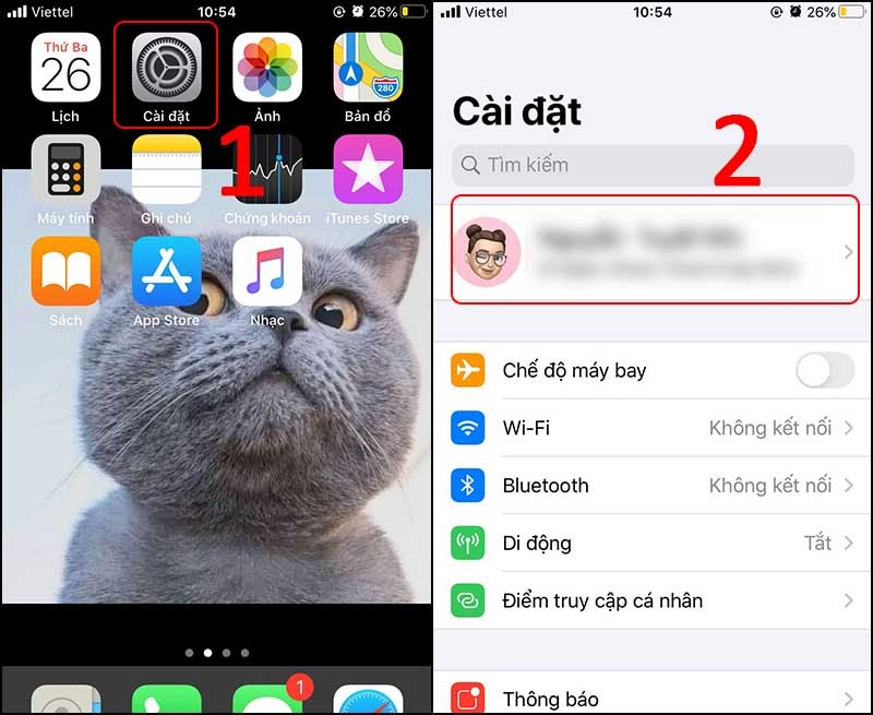 sao lưu dữ liệu trên iPhone bằng iCloud
